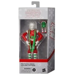 Hasbro Star Wars The Black Series 6 Inch Action Figure - Protocol Droid (Holiday Edition)