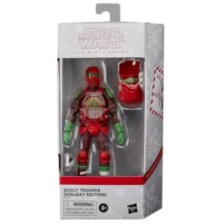 Hasbro Star Wars The Black Series 6 Inch Action Figure - Scout Trooper (Holiday Edition)