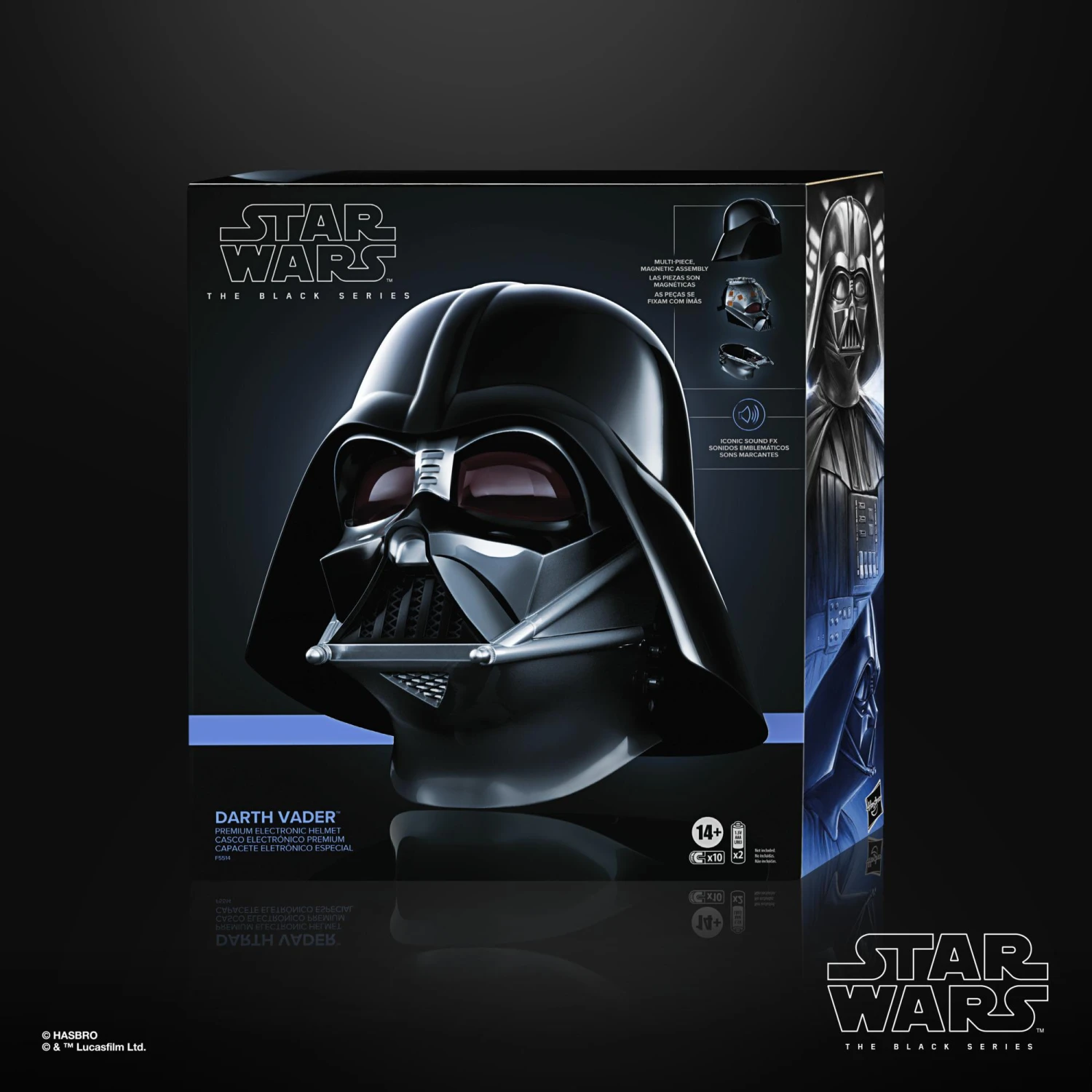 Hasbro Star Wars The Black Series Darth Vader Premium Electronic Helmet 6 Hasbro Star Wars The Black Series Darth Vader Premium Electronic Helmet - Image 4