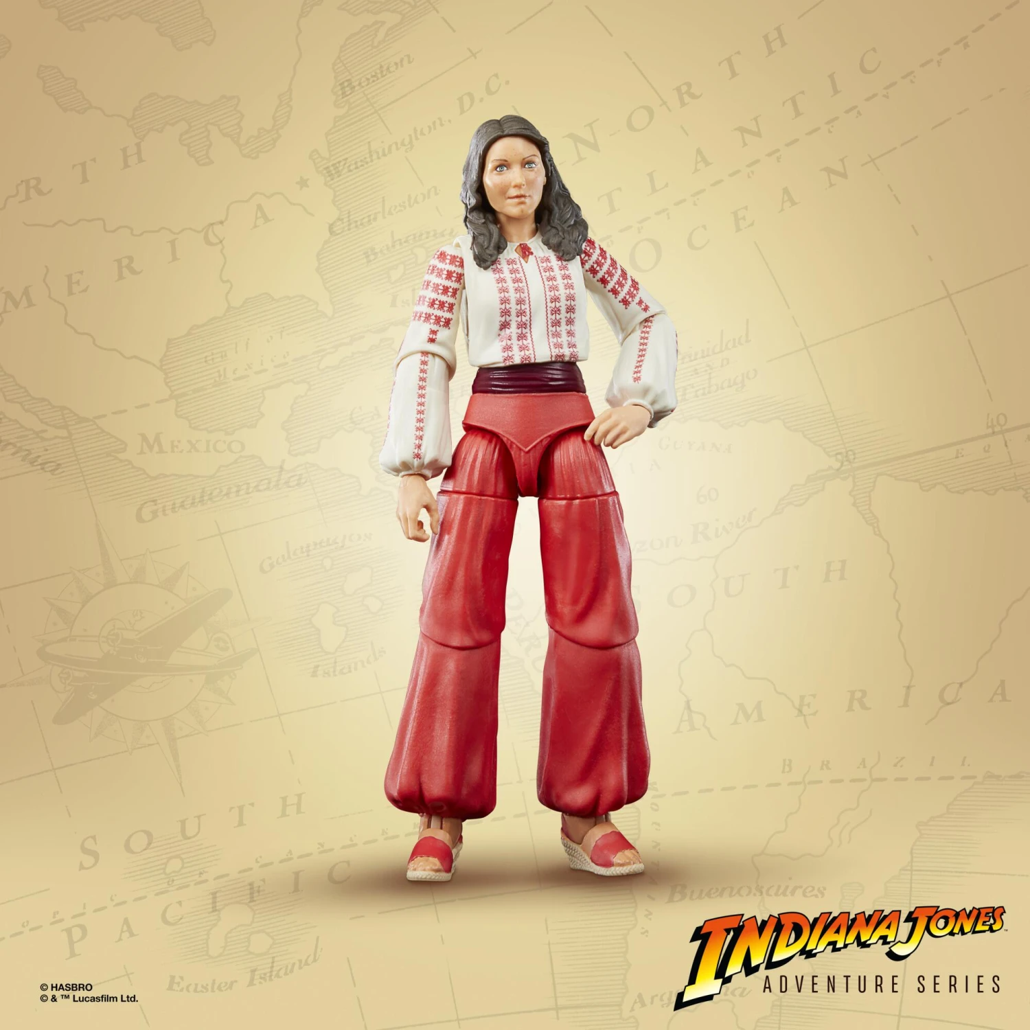 Hasbro Indiana Jones 6 Inch Action Figure Wave 1 - Marion Ravenwood 6 Hasbro Indiana Jones 6 Inch Action Figure Wave 1 - Marion Ravenwood - Image 4