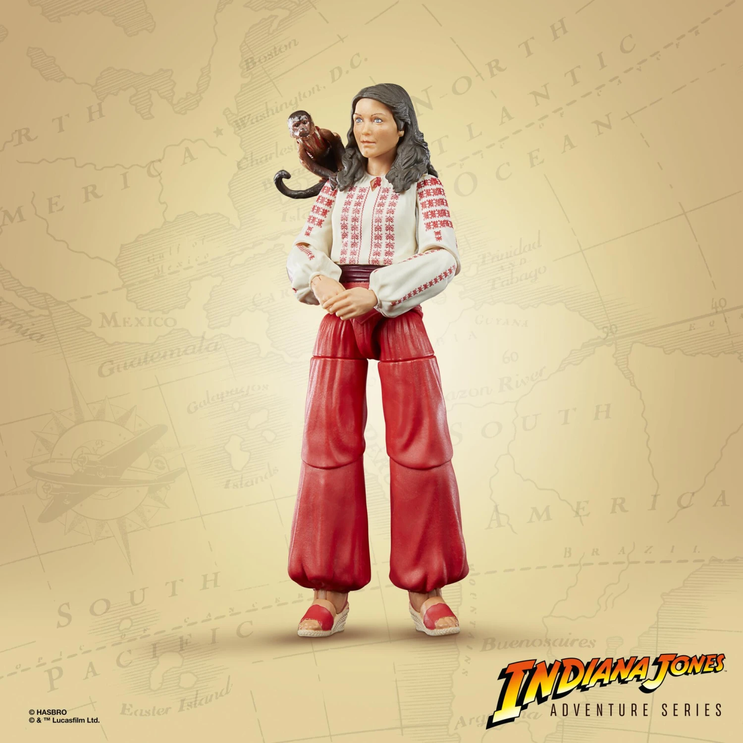 Hasbro Indiana Jones 6 Inch Action Figure Wave 1 - Marion Ravenwood 5 Hasbro Indiana Jones 6 Inch Action Figure Wave 1 - Marion Ravenwood - Image 3