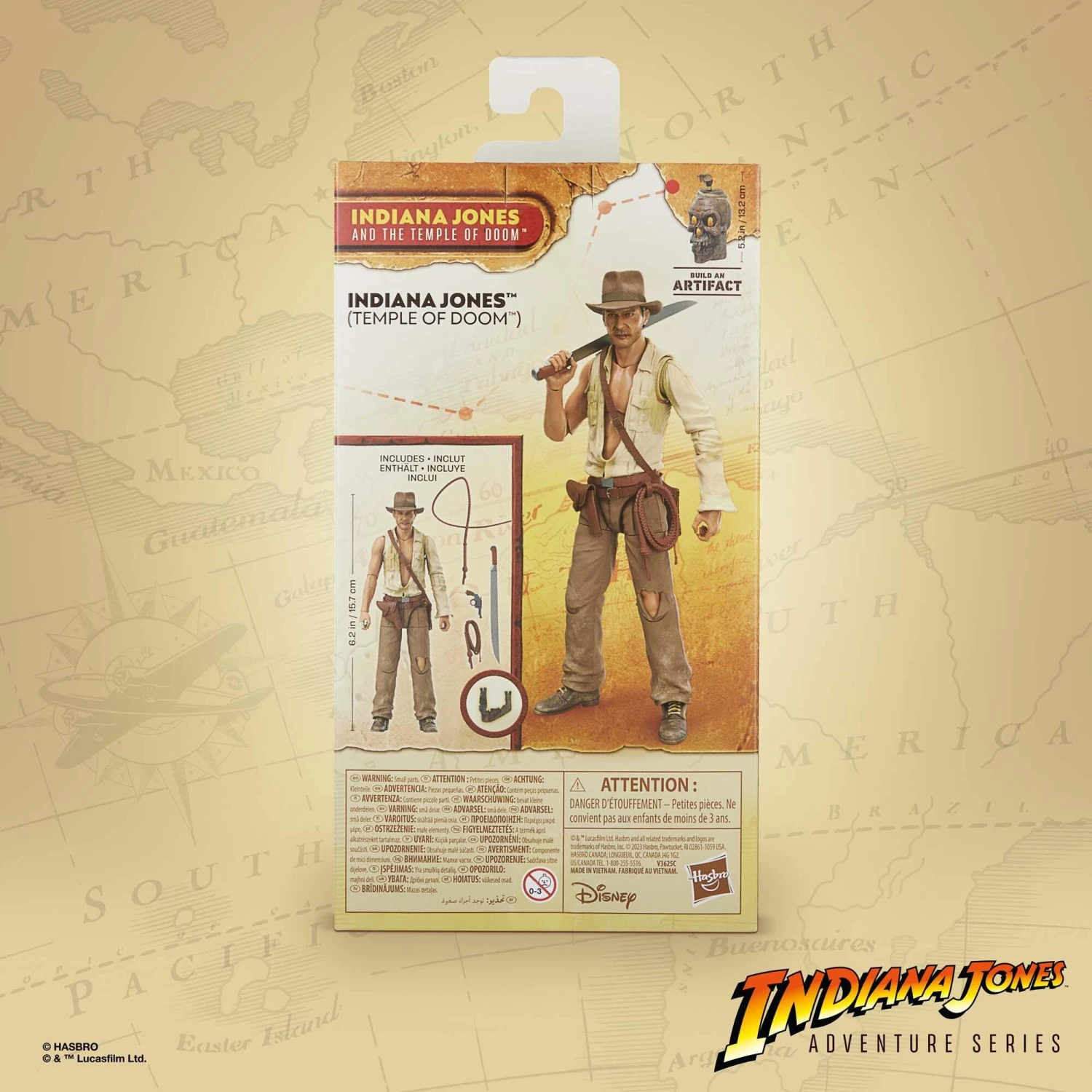 Hasbro Indiana Jones 6 Inch Action Figure Wave 2 - Indiana Jones (Temple Of Doom) 10 Hasbro Indiana Jones 6 Inch Action Figure Wave 2 - Indiana Jones (Temple Of Doom) - Image 8