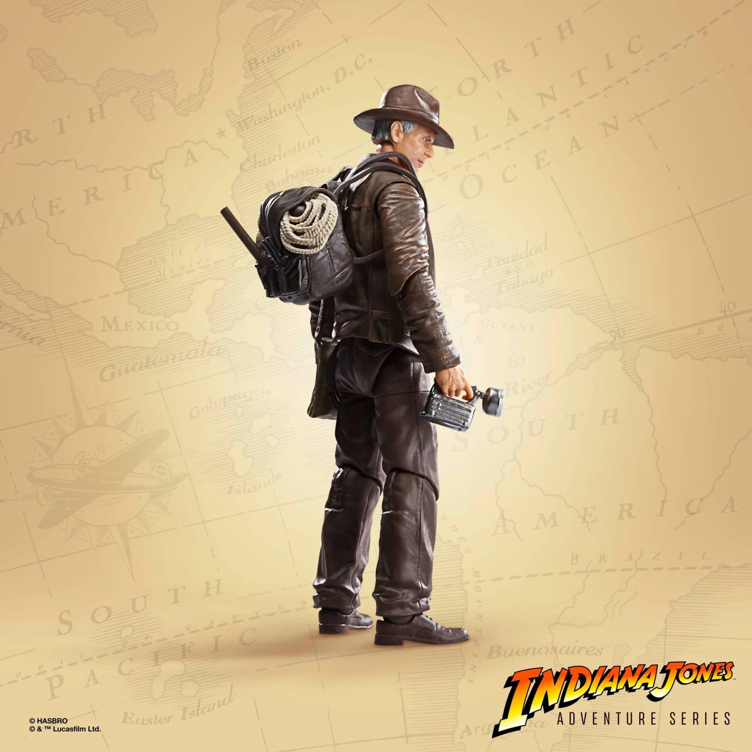 Hasbro Indiana Jones 6 Inch Action Figure Wave 2 - Indiana Jones (Dial Of Destiny) 5 Hasbro Indiana Jones 6 Inch Action Figure Wave 2 - Indiana Jones (Dial Of Destiny) - Image 3