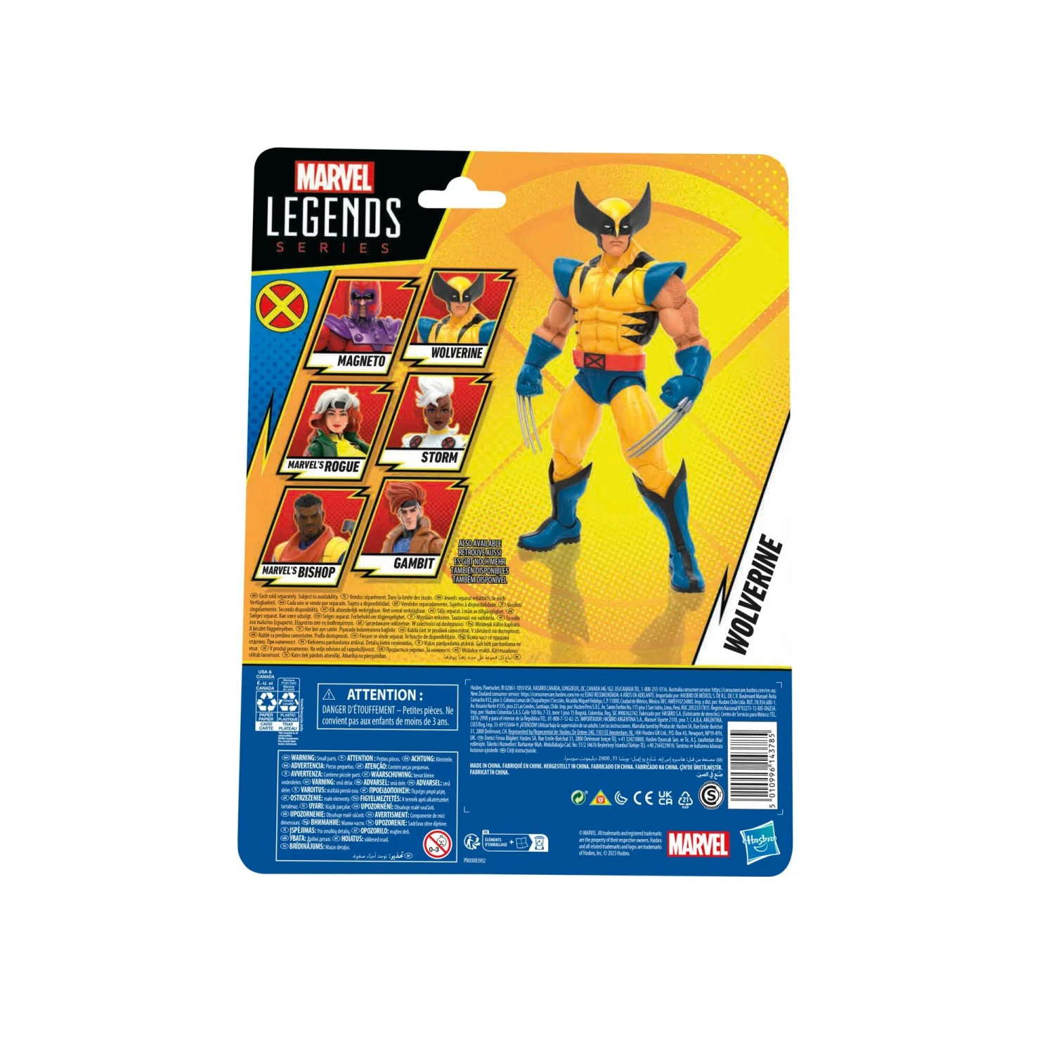 Hasbro Marvel Legends 6 Inch X-Men '97 Retro Action Figure - Wolverine 4 Hasbro Marvel Legends 6 Inch X-Men '97 Retro Action Figure - Wolverine - Image 2