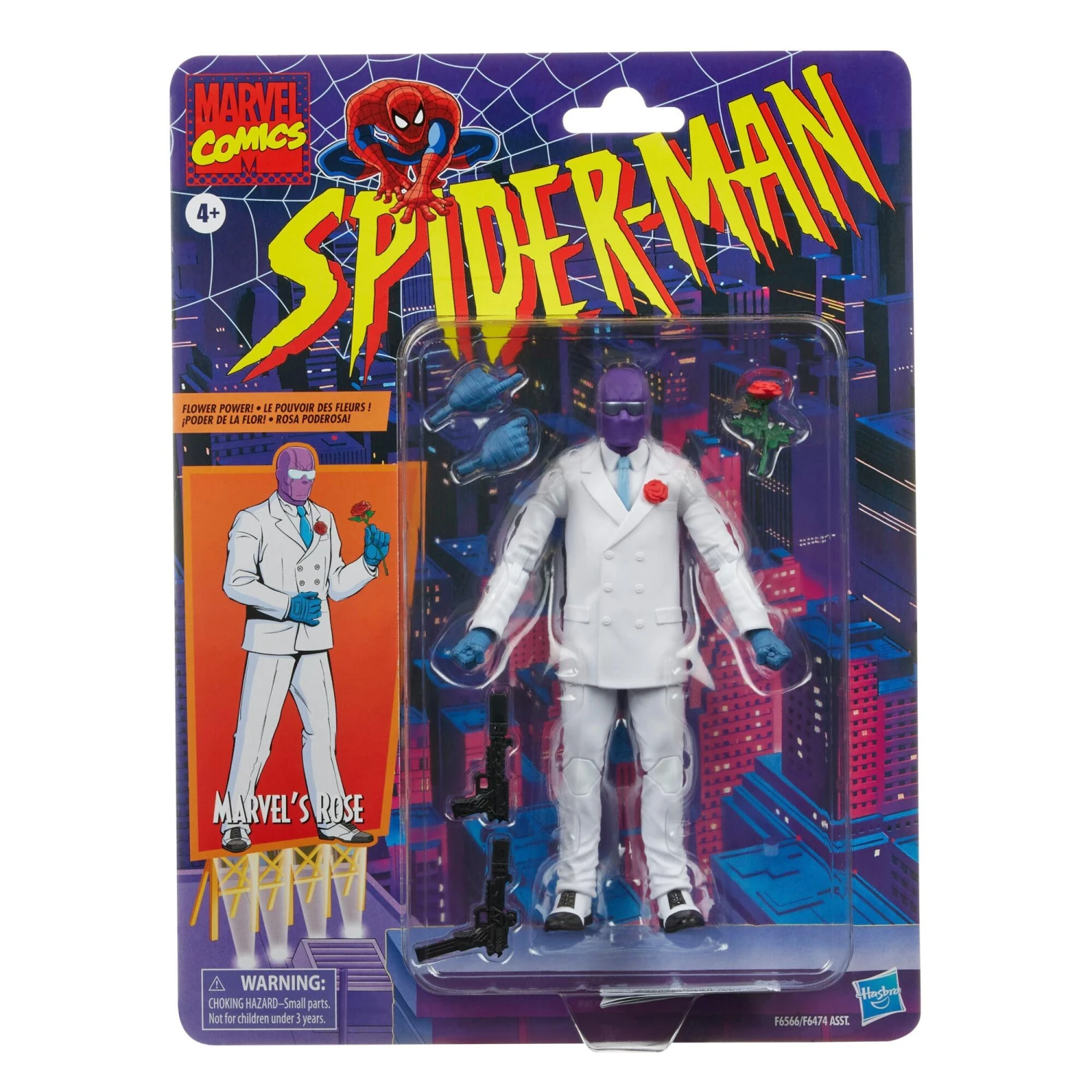 Hasbro Marvel Legends 6 Inch Spider-Man Retro Action Figure Wave 3 - Marvel's Rose 3 Hasbro Marvel Legends 6 Inch Spider-Man Retro Action Figure Wave 3 - Marvel's Rose
