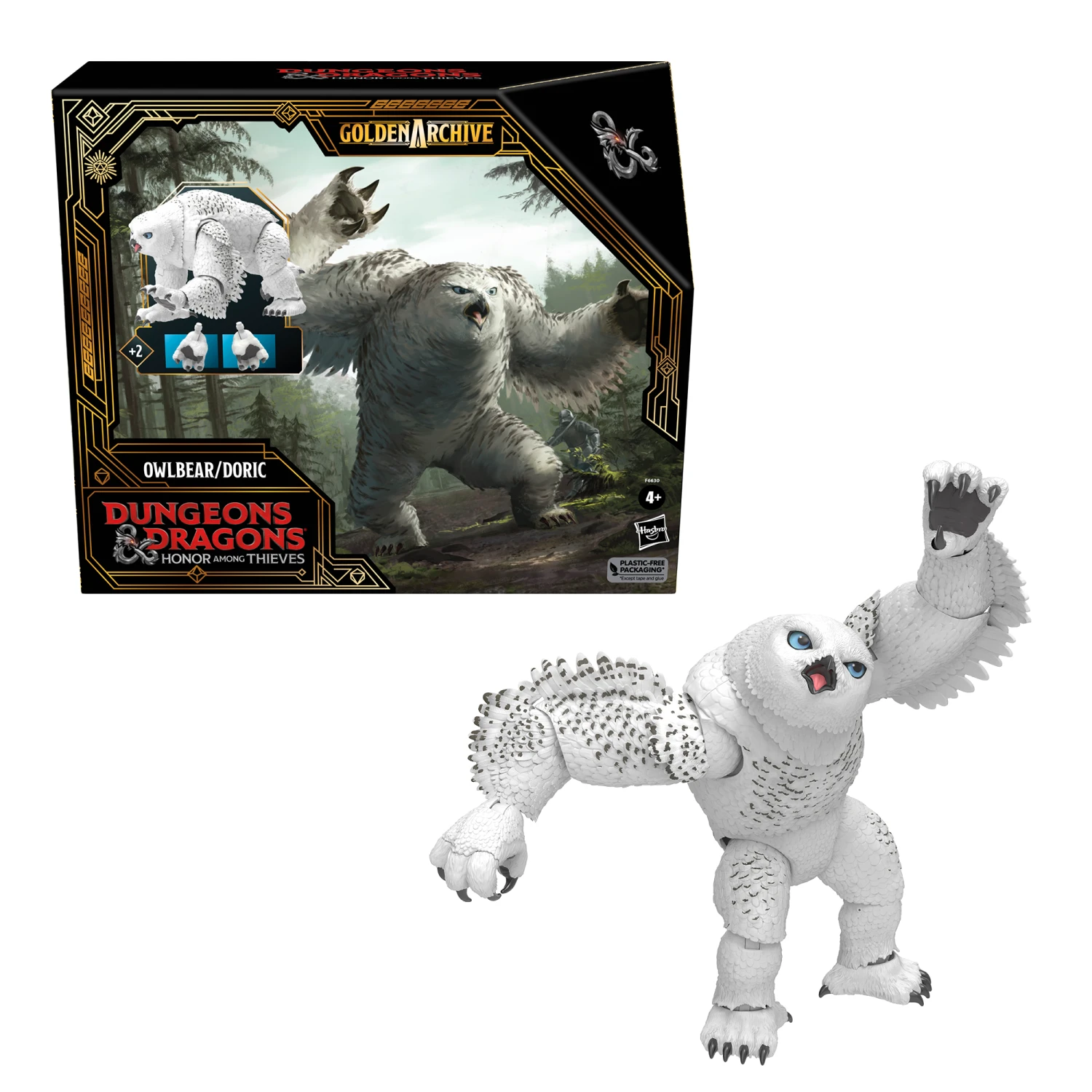 Hasbro Dungeons & Dragons Honor Among Thieves Golden Archive Action Figure - Owlbear / Doric 3 Hasbro Dungeons & Dragons Honor Among Thieves Golden Archive Action Figure - Owlbear / Doric