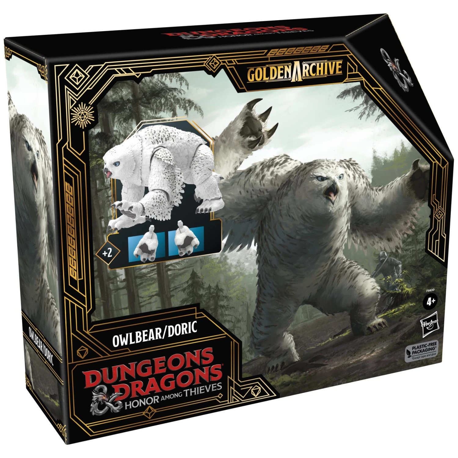 Hasbro Dungeons & Dragons Honor Among Thieves Golden Archive Action Figure - Owlbear / Doric 5 Hasbro Dungeons & Dragons Honor Among Thieves Golden Archive Action Figure - Owlbear / Doric - Image 3