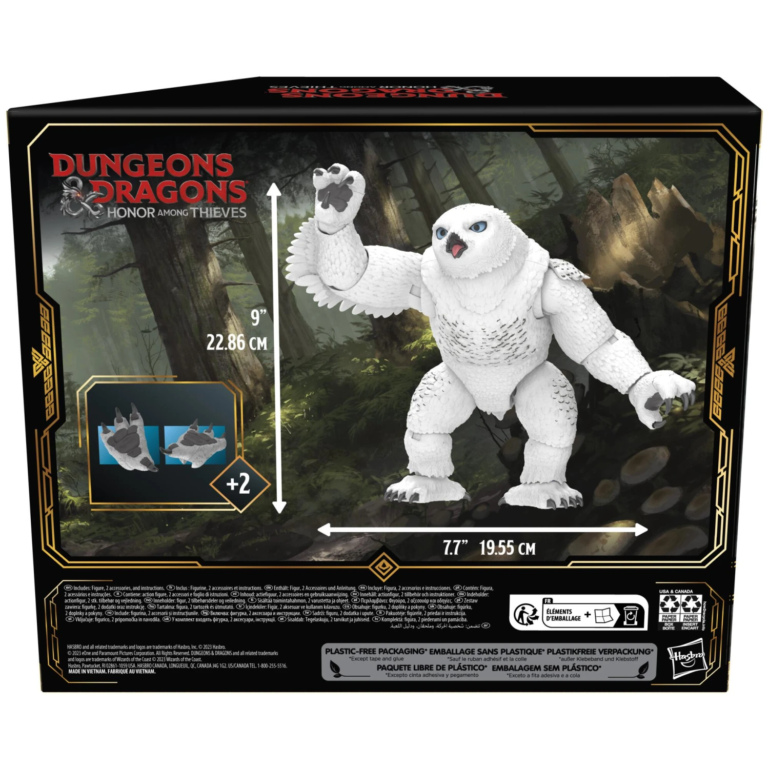 Hasbro Dungeons & Dragons Honor Among Thieves Golden Archive Action Figure - Owlbear / Doric 7 Hasbro Dungeons & Dragons Honor Among Thieves Golden Archive Action Figure - Owlbear / Doric - Image 5