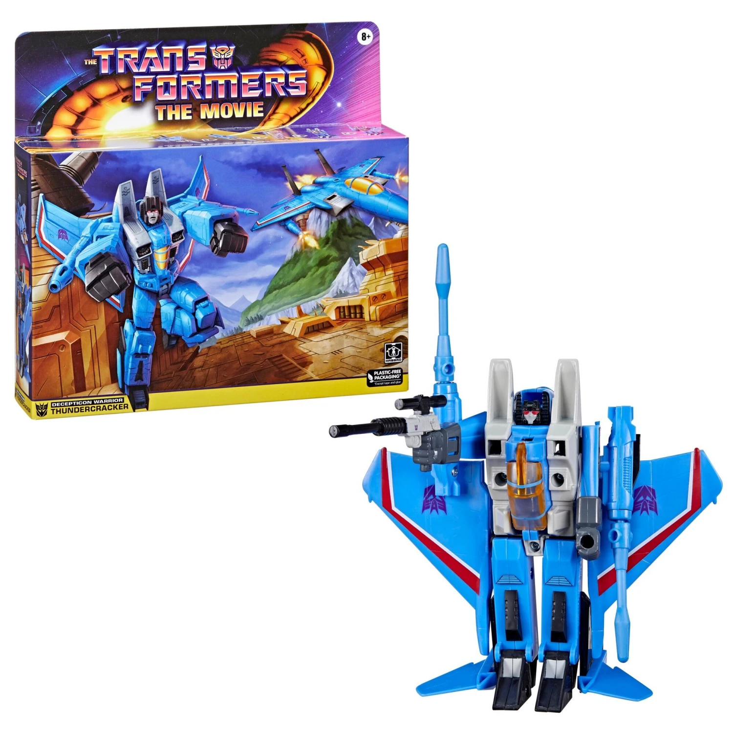 Hasbro Transformers Retro Transformers: The Movie Action Figure - Thundercracker 3 Hasbro Transformers Retro Transformers: The Movie Action Figure - Thundercracker