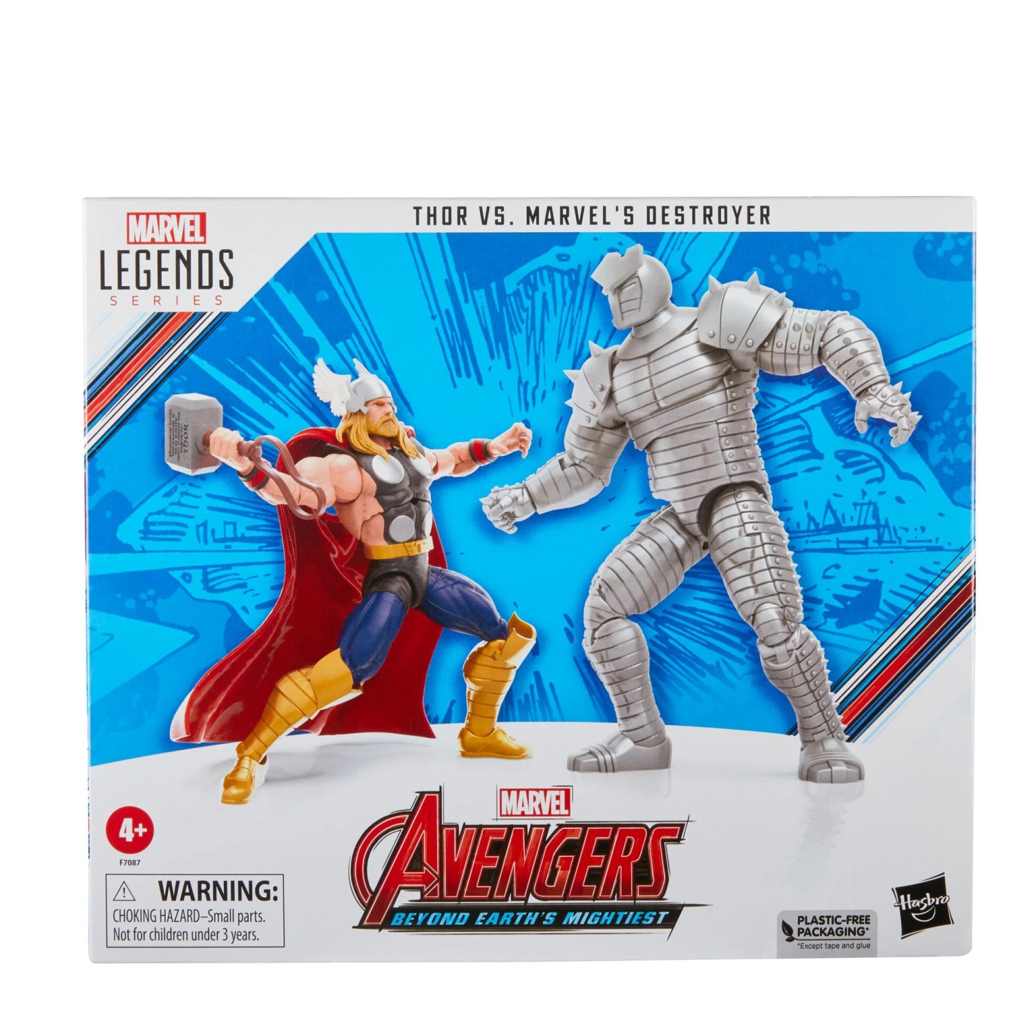 Hasbro Marvel Legends Series 6-Inch-Scale Action Figure 2-Pack - Thor Vs Marvel's Destroyer 3 Hasbro Marvel Legends Series 6-Inch-Scale Action Figure 2-Pack - Thor Vs Marvel's Destroyer