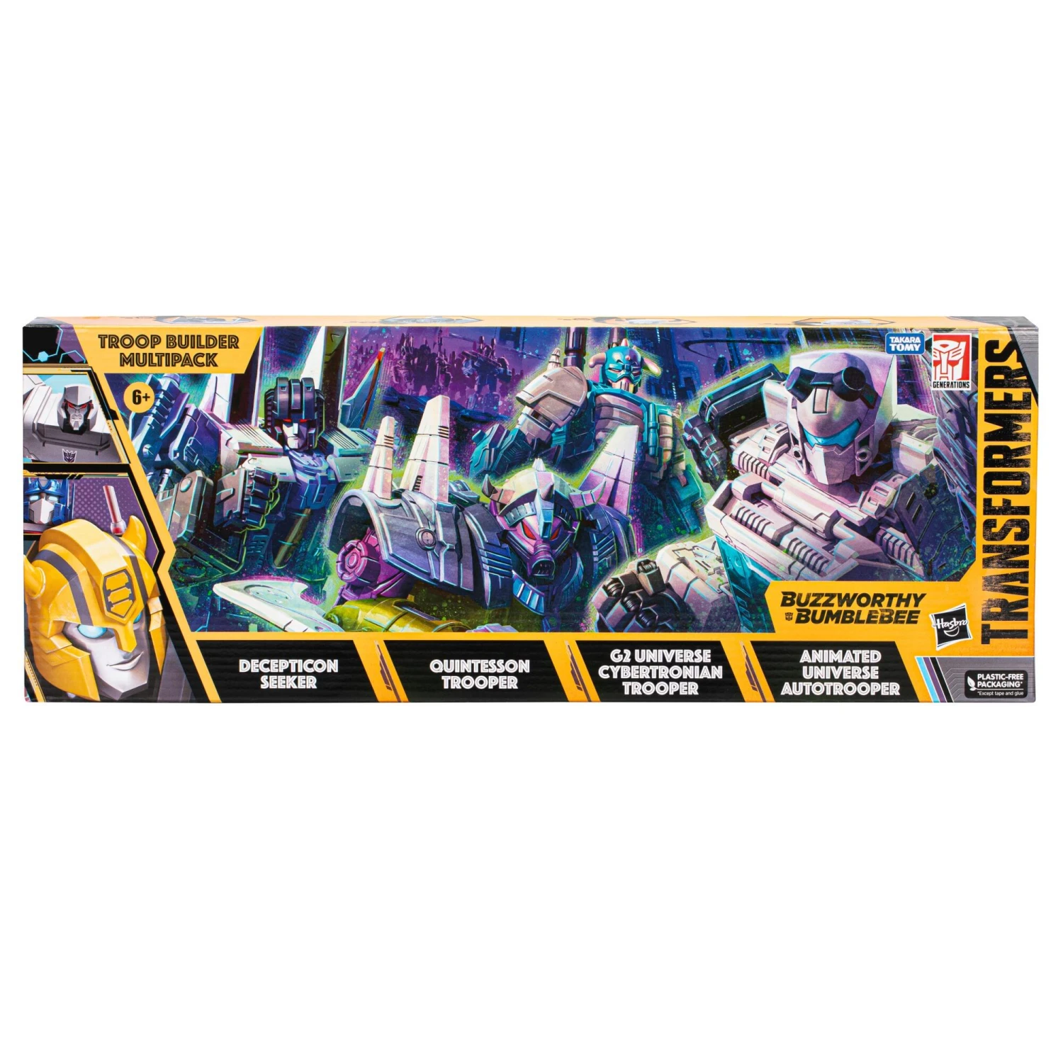 Hasbro Transformers Buzzworthy Bumblebee Action Figure - Troop Builder Multipack 4 Hasbro Transformers Buzzworthy Bumblebee Action Figure - Troop Builder Multipack - Image 2