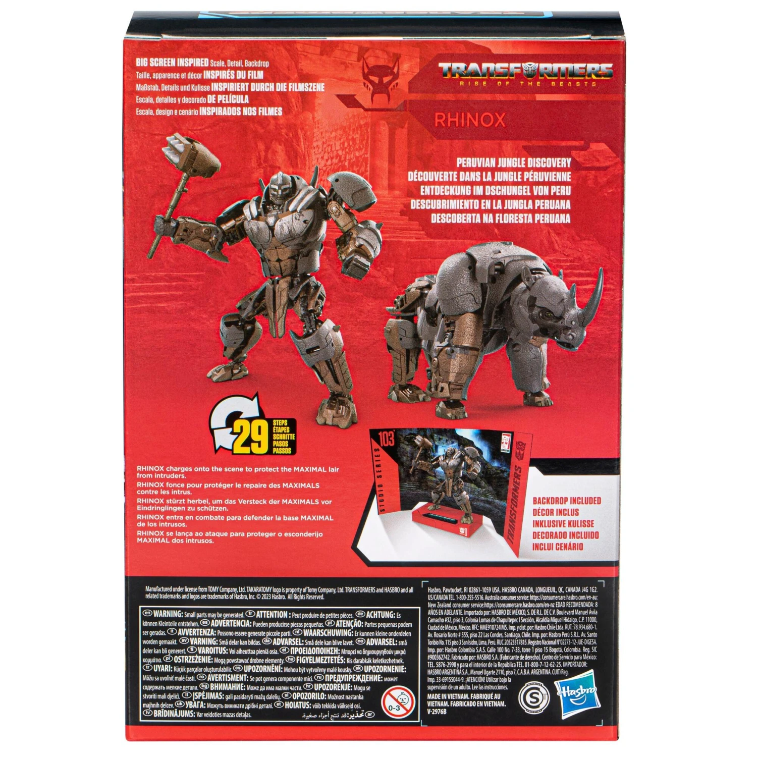 Hasbro Transformers Studio Series Voyager Action Figure - Rhinox 5 Hasbro Transformers Studio Series Voyager Action Figure - Rhinox - Image 3