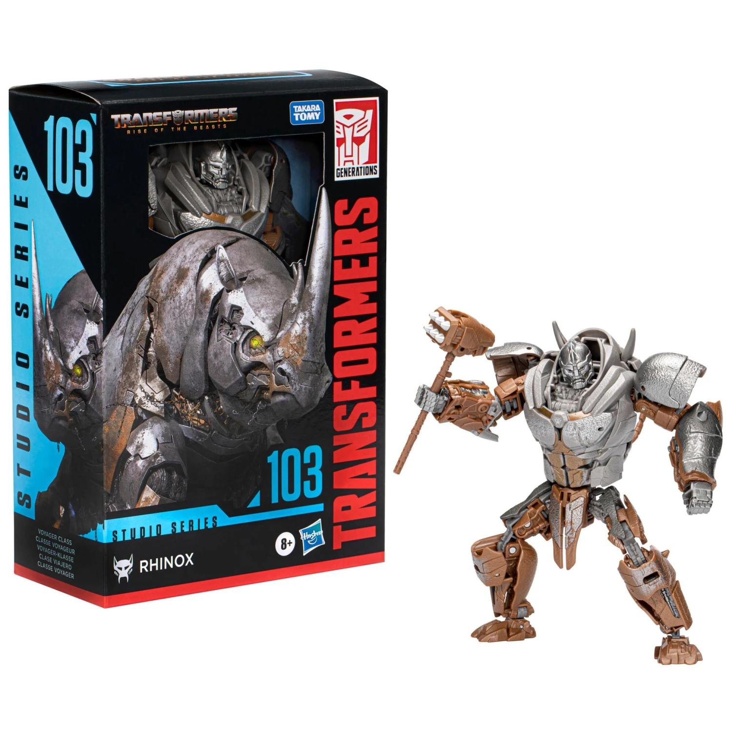 Hasbro Transformers Studio Series Voyager Action Figure - Rhinox 3 Hasbro Transformers Studio Series Voyager Action Figure - Rhinox