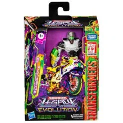 Hasbro Transformers Generations Legacy Evolution Deluxe Action Figure - G2 Universe Laser Cycle -Hasbro Store f75125l00 pkg 22 s