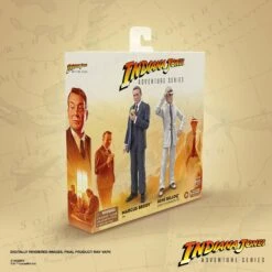 Hasbro Indiana Jones 6 Inch Exclusive Action Figure 2-Pack - Marcus Brody & Rene Belloq (Ark Showdown) -Hasbro Store f8844 45d1