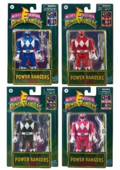 Hasbro Power Rangers Retro Action Figures - Set Of 4