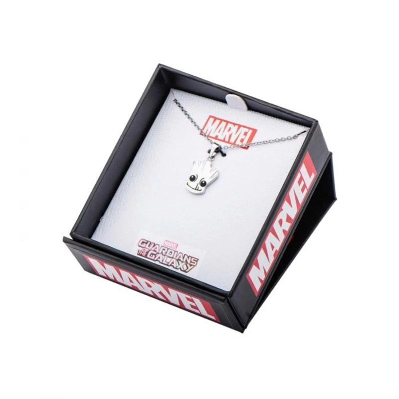 Marvel Guardians Of The Galaxy Groot Steel Pendant Necklace 4 Marvel Guardians Of The Galaxy Groot Steel Pendant Necklace - Image 2