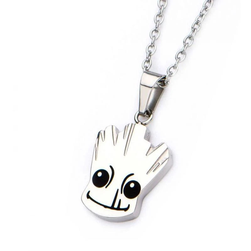 Marvel Guardians Of The Galaxy Groot Steel Pendant Necklace 3 Marvel Guardians Of The Galaxy Groot Steel Pendant Necklace