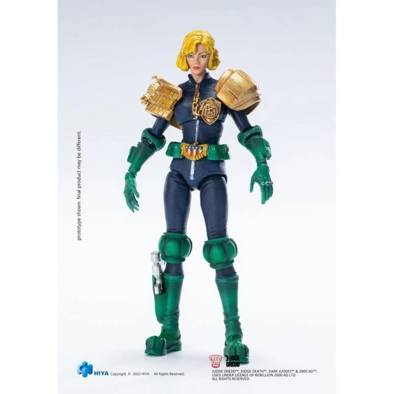 HIYA Toys Judge Dredd 1:18 Scale Action Figures - Judge Anderson & Lawmaster MK II Set 4 HIYA Toys Judge Dredd 1:18 Scale Action Figures - Judge Anderson & Lawmaster MK II Set - Image 2