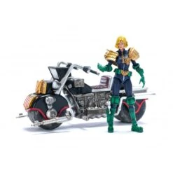 HIYA Toys Judge Dredd 1:18 Scale Action Figures - Judge Anderson & Lawmaster MK II Set
