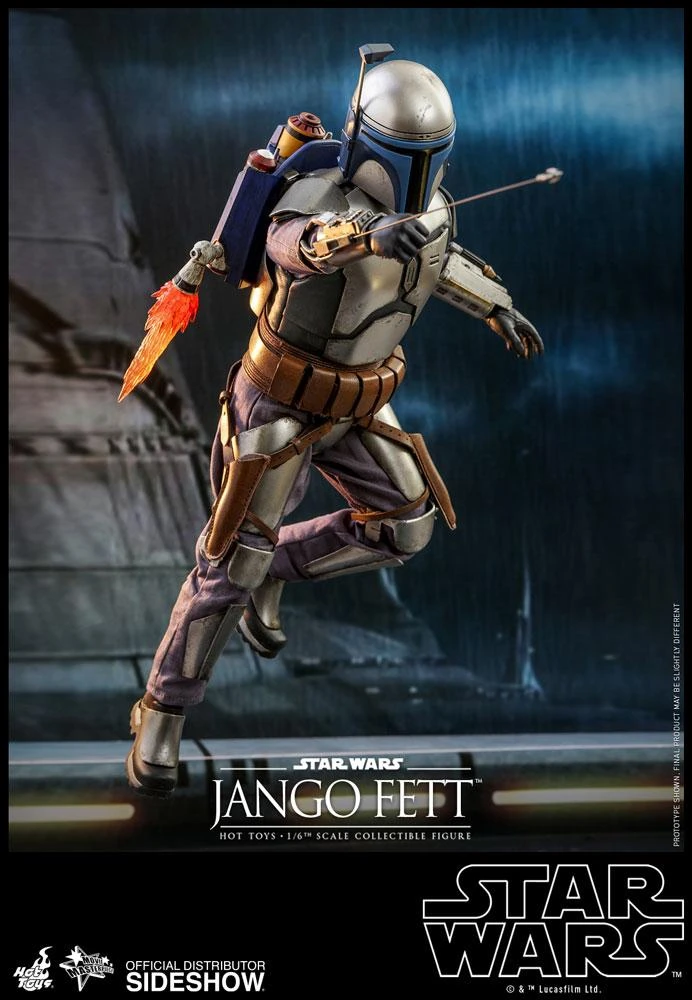 Jango Fett - Star Wars Hot Toys Collectibles 1/6 Scale Action Figure 4 Jango Fett - Star Wars Hot Toys Collectibles 1/6 Scale Action Figure - Image 2