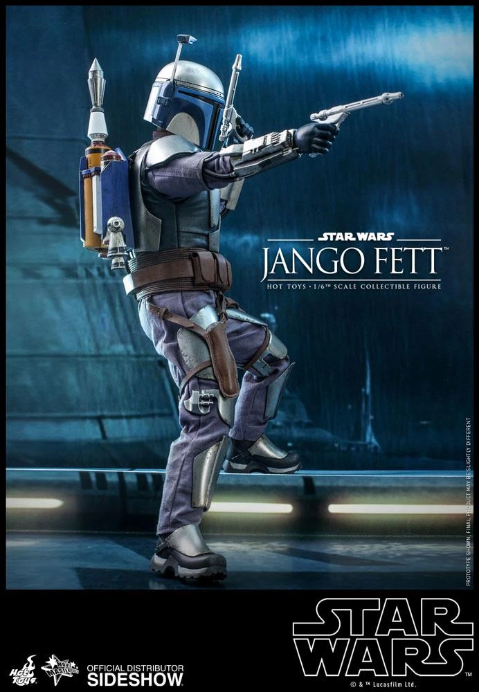 Jango Fett - Star Wars Hot Toys Collectibles 1/6 Scale Action Figure 5 Jango Fett - Star Wars Hot Toys Collectibles 1/6 Scale Action Figure - Image 3