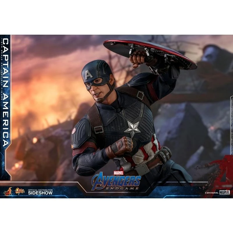 Captain America - Marvel Hot Toys Collectibles 1/6 Scale Action Figure 8 Captain America - Marvel Hot Toys Collectibles 1/6 Scale Action Figure - Image 6