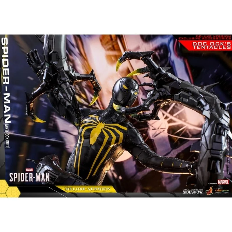 Spider-Man Anti-Ock Suit (Deluxe Version) - Marvel Hot Toys Collectibles 1/6 Scale Action Figure 4 Spider-Man Anti-Ock Suit (Deluxe Version) - Marvel Hot Toys Collectibles 1/6 Scale Action Figure - Image 2