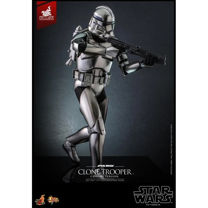 Clone Trooper (Chrome) - Star Wars Hot Toys Exclusive Collectibles 1/6 Scale Action Figure 3 Clone Trooper (Chrome) - Star Wars Hot Toys Exclusive Collectibles 1/6 Scale Action Figure