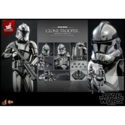 Clone Trooper (Chrome) - Star Wars Hot Toys Exclusive Collectibles 1/6 Scale Action Figure 13 Clone Trooper (Chrome) - Star Wars Hot Toys Exclusive Collectibles 1/6 Scale Action Figure -Hasbro Store ht910741 6 800x800 1
