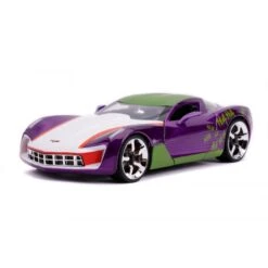 Jada Toys DC Joker - 2009 Corvette StingRay With Joker Figure Hollywood Rides 1:24 Scale Die Cast Vehicle -Hasbro Store ja31199 2 800x800 1
