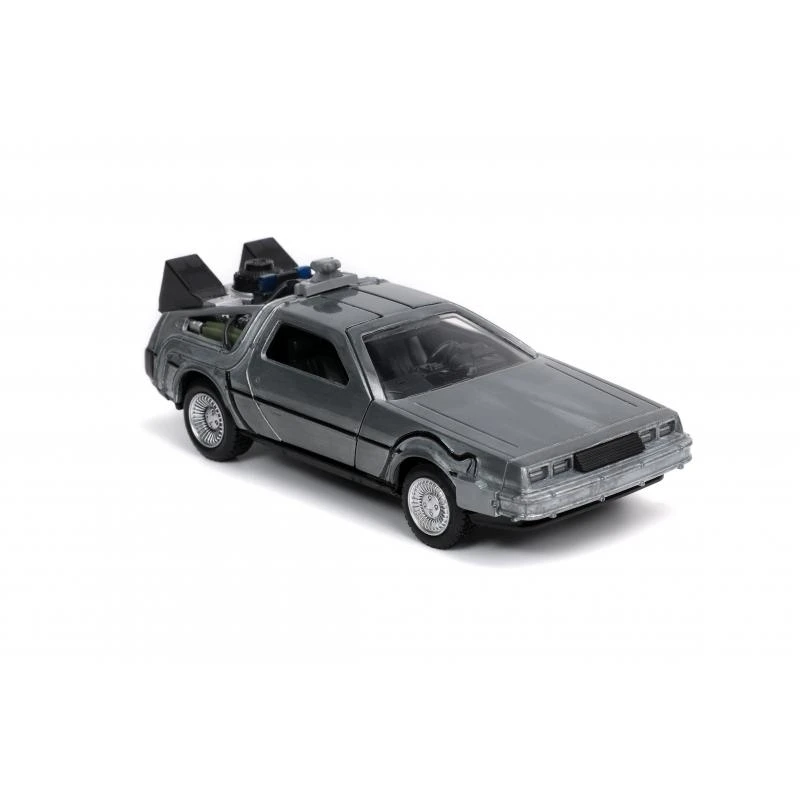 Jada Toys Back To The Future I - DeLorean Time Machine Hollywood Rides 1:32 Scale Die Cast Vehicle 4 Jada Toys Back To The Future I - DeLorean Time Machine Hollywood Rides 1:32 Scale Die Cast Vehicle - Image 2