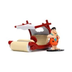 Jada Toys The Flintstones: Flintmobile With Fred Flintstone Figure Hollywood Rides 1:32 Scale Die Cast Vehicle -Hasbro Store ja33382 800x800 1
