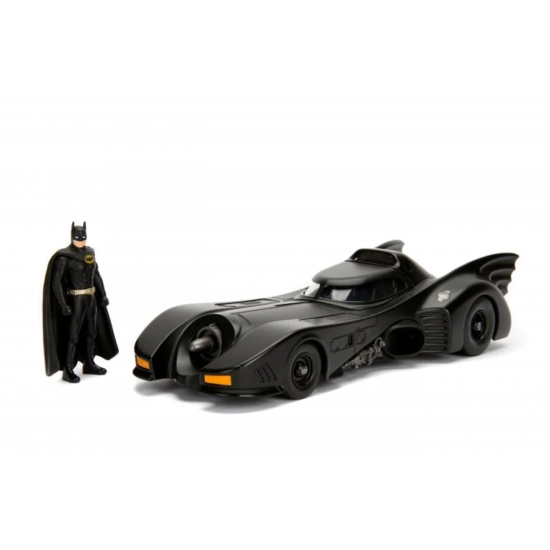 Jada Toys Batman 1989 - Batmobile With Batman Figure Hollywood Rides 1:24 Scale Die Cast Vehicle 4 Jada Toys Batman 1989 - Batmobile With Batman Figure Hollywood Rides 1:24 Scale Die Cast Vehicle - Image 2
