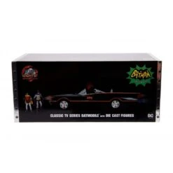 Jada Toys Batman 66 - Batmobile With Working Lights And Batman & Robin Figures Hollywood Rides 1:18 Scale Die Cast Vehicle -Hasbro Store ja98625 3 800x800 1