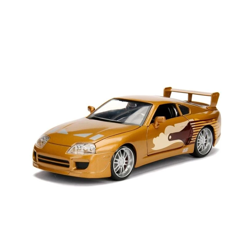 Jada Toys Fast & Furious - Slap Jack's 1993 Toyota Supra Turbo MKIV (Gold) Hollywood Rides 1:24 Scale Die Cast Vehicle 4 Jada Toys Fast & Furious - Slap Jack's 1993 Toyota Supra Turbo MKIV (Gold) Hollywood Rides 1:24 Scale Die Cast Vehicle - Image 2