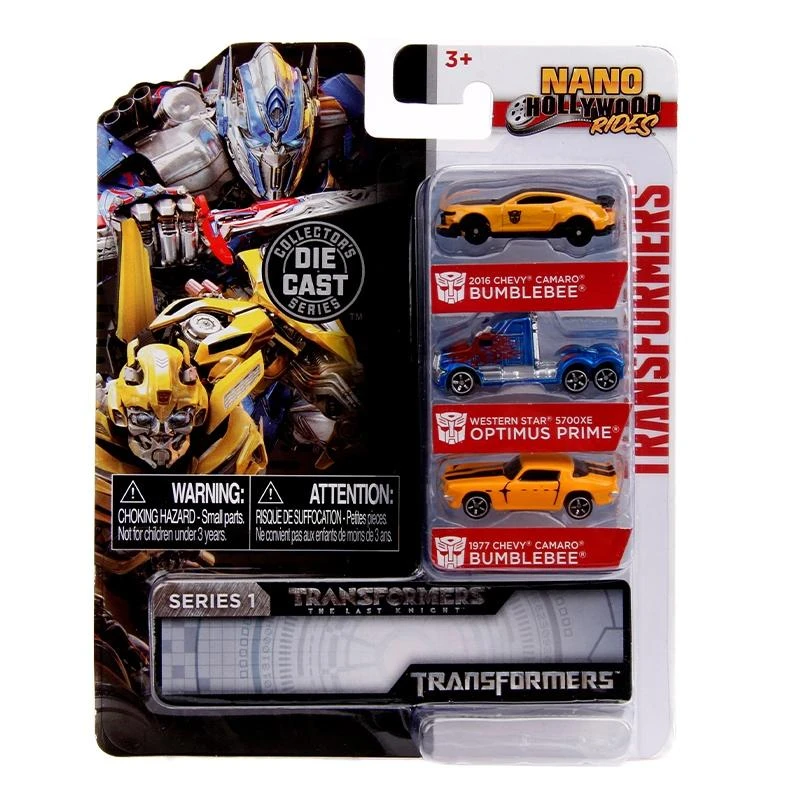 Jada Toys Transformers The Last Knight - Nano Hollywood Rides 3 Car Set 3 Jada Toys Transformers The Last Knight - Nano Hollywood Rides 3 Car Set