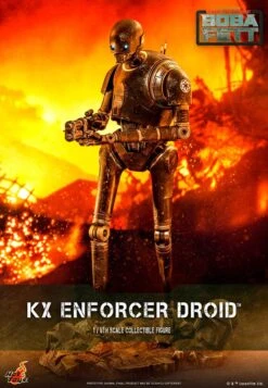 *PRE-ORDER KX Enforcer Droid (The Book Of Boba Fett) - Star Wars Hot Toys Collectibles 1/6 Scale Action Figure