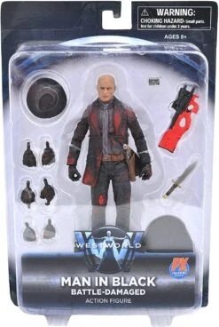 Diamond Select Westworld Select Series 1 Previews Exclusive Action Figure - Man In Black (Battle Damaged )