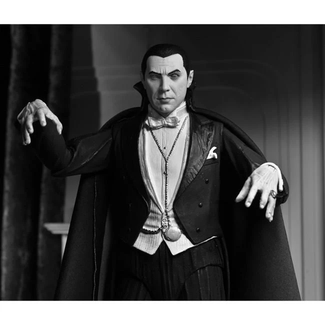 NECA Universal Monsters Ultimate 7 Inch Scale Action Figure - Dracula (Black And White) 9 NECA Universal Monsters Ultimate 7 Inch Scale Action Figure - Dracula (Black And White) - Image 7