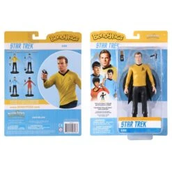 Noble Collection Star Trek: The Original Series Bendyfigs Action Figure- Kirk -Hasbro Store nn1504 b w