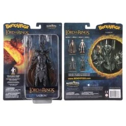 Noble Collection Lord Of The Rings Bendyfigs Action Figure - Sauron 7 Noble Collection Lord Of The Rings Bendyfigs Action Figure - Sauron -Hasbro Store nn2819 b w