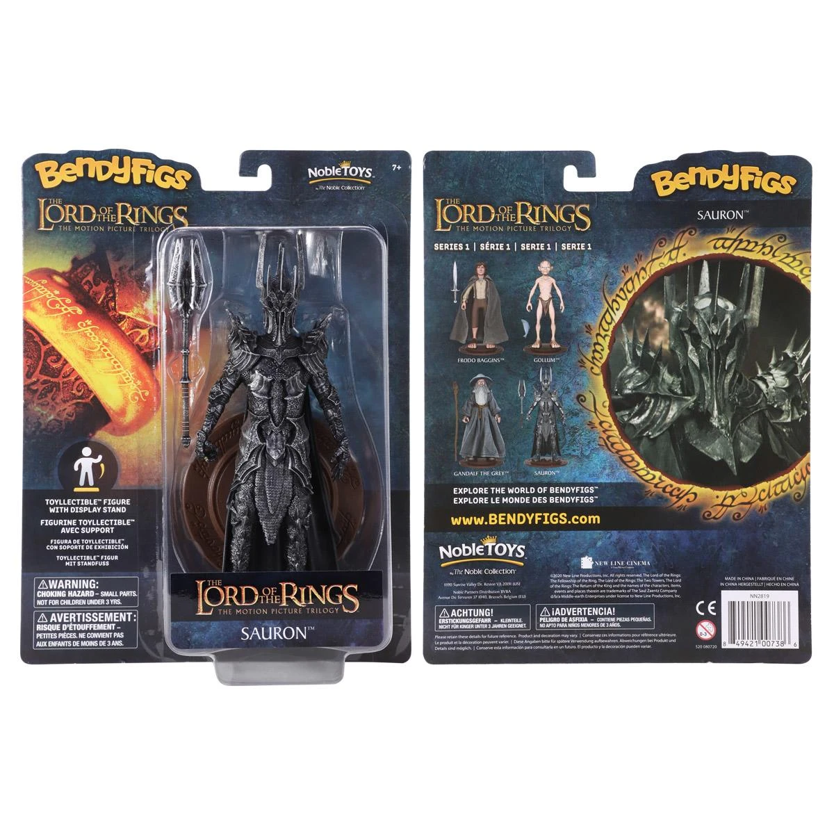Noble Collection Lord Of The Rings Bendyfigs Action Figure - Sauron 5 Noble Collection Lord Of The Rings Bendyfigs Action Figure - Sauron - Image 3