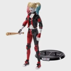 Noble Collection DC Bendyfigs Action Figure - Harley Quinn Rebirth -Hasbro Store nn4062 g