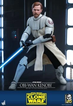 *PRE-ORDER Obi-Wan Kenobi (Clone Wars) - Star Wars: The Clone Wars Hot Toys Collectibles 1/6 Scale Action Figure -Hasbro Store obi wan kenobi star wars gallery 63b859335472a