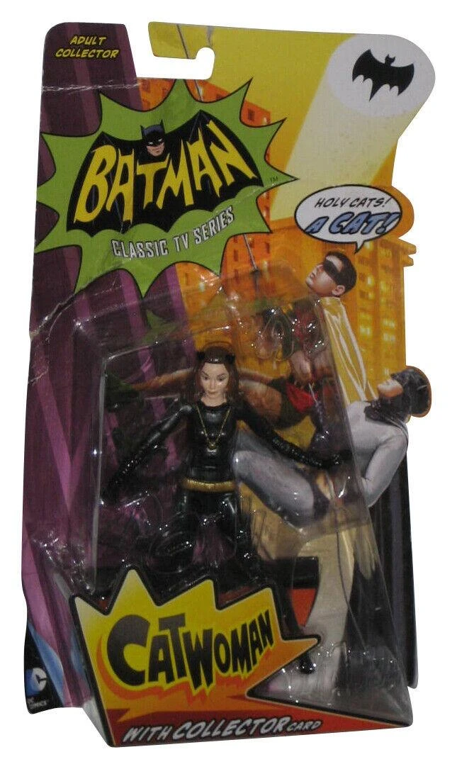 MATTEL DC Comics Batman 1966 Classic Action Figure - Catwoman (Possibly Non-Mint Card) 3 MATTEL DC Comics Batman 1966 Classic Action Figure - Catwoman (Possibly Non-Mint Card)