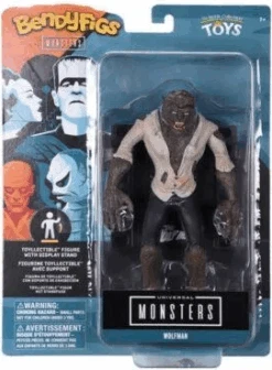 Noble Collection Universal Monsters Bendyfigs Action Figure - Wolfman