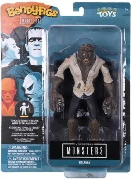 Noble Collection Universal Monsters Bendyfigs Action Figure - Wolfman 3 Noble Collection Universal Monsters Bendyfigs Action Figure - Wolfman