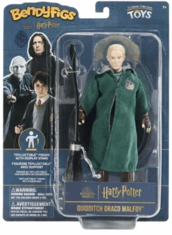 Noble Collection Harry Potter Bendyfigs Action Figure - Draco Malfoy (Quidditch)
