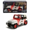 Jada Toys Jurassic Park - Jeep Wrangler 1:24 Scale Jada Hollywood Rides Die Cast Vehicle -Hasbro Store sim 253253005 1